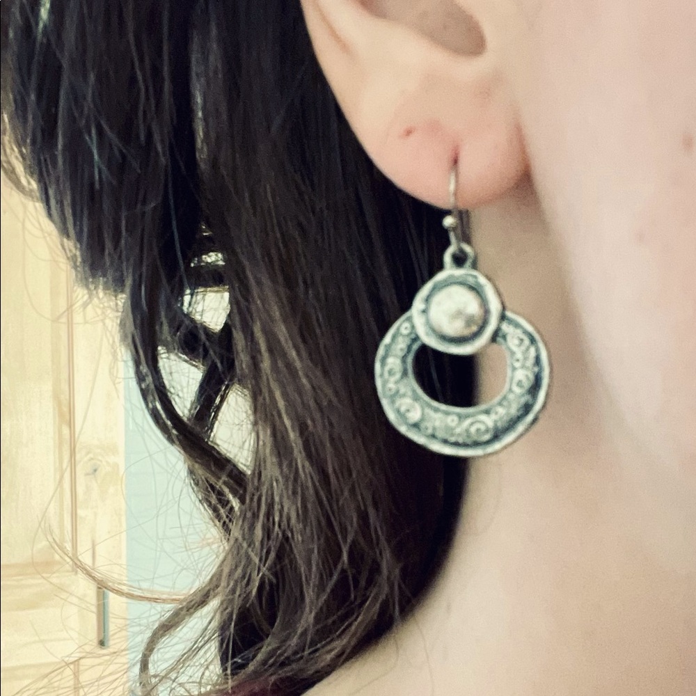 Silver Doorknocker Dangles